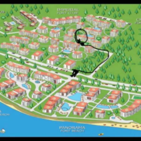 Apartment 2-Комнатные Апартаменты У Моря 10 Бассейнов Crown Fort Noks *